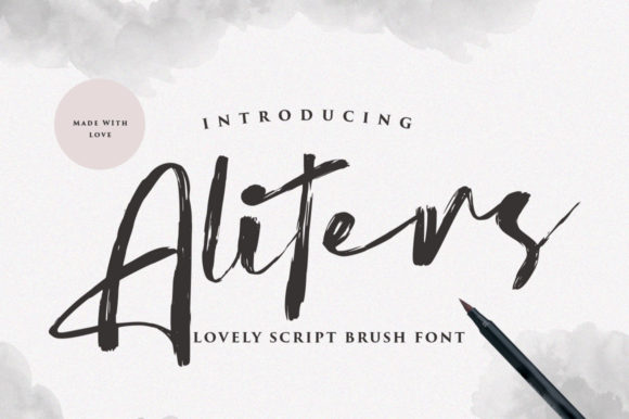 Aliters: A Beautiful Handwritten Font