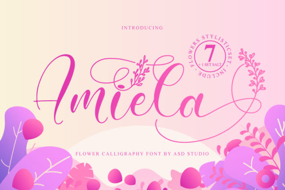 Amiela: A Beautiful Script Font