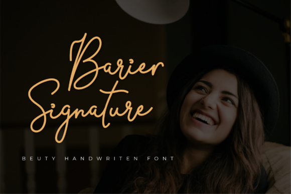 Barier Signature: A Elegant Handwritten Font