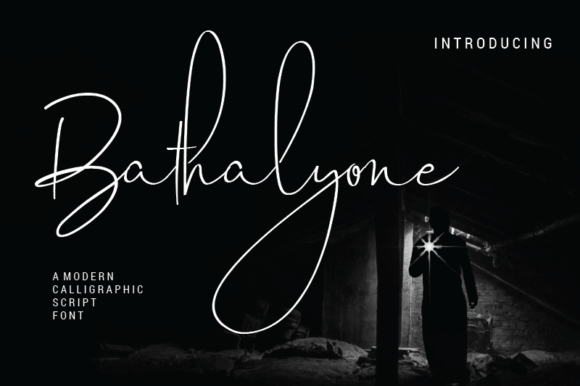 Bathalyone: Elegant Script Font