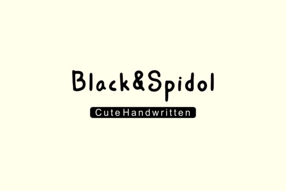 Black Spidol: A Font for Creative Campaigns