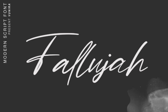 Fallujah: A Flowing Script Font