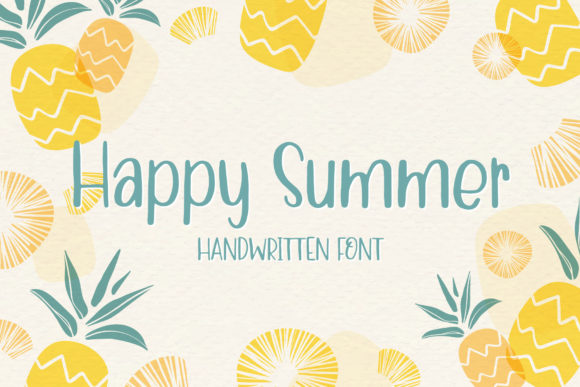 Happy Summer Font Review