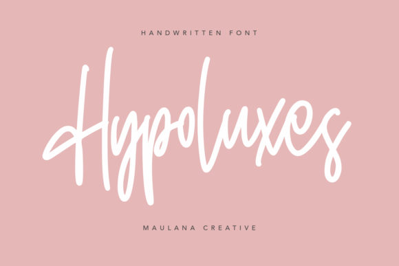 Hypoluxes: A Font for Creative Campaigns
