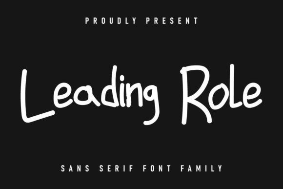 Leading Role Font for Creative Projects