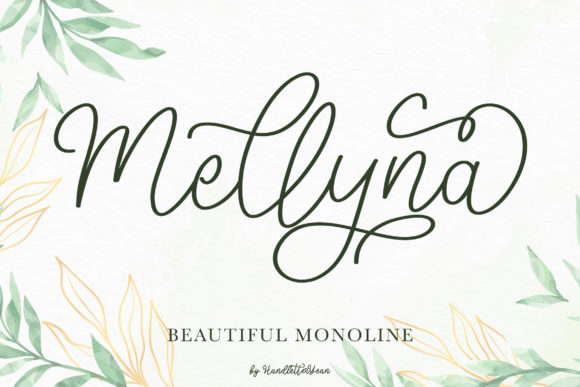 Mellyna: Elegant Script Font for Crafters