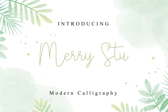 Merry Stu: A Font for Creative Clarity