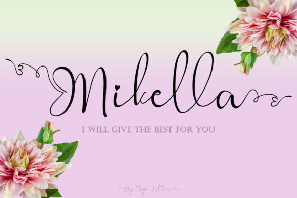 Mikella: A Script Font for Elegant Web Design