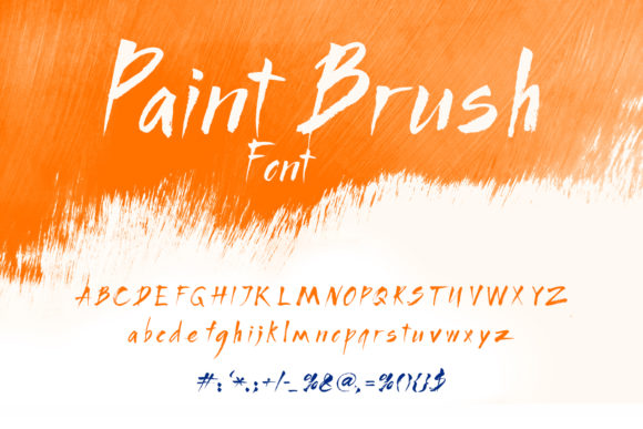 Paint Brush Font for Business