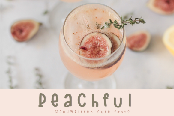Peachful: A Font That Speaks Softly