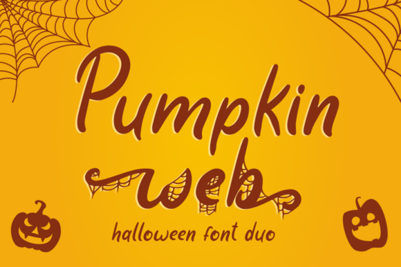 Pumpkin Web: A Handwritten Font with Class
