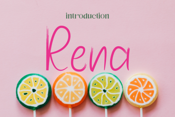Rena: A Handwritten Font for Web Design