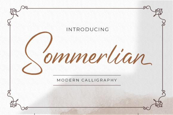 Sommerlian Font: Elegant Branding for Small Businesses
