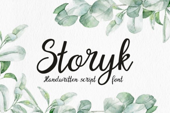 Storyk: A Timeless Handwritten Font