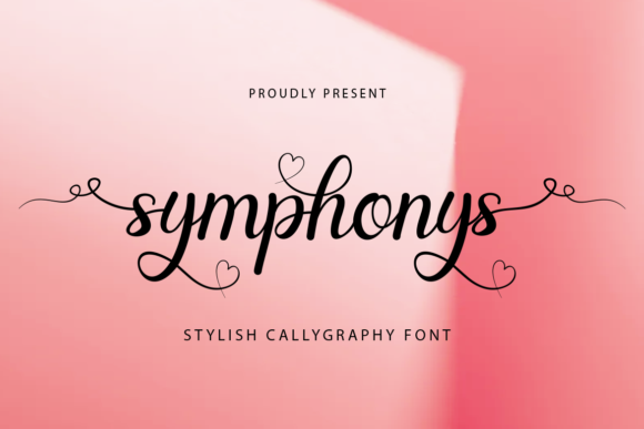 Symphonys: A Elegant Script Font for Business