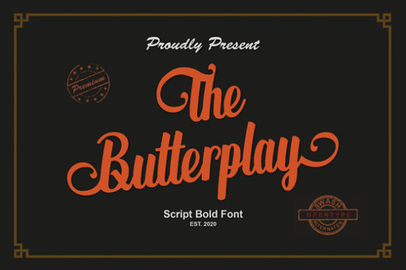 The Butterplay: A Flowing Font for Creative Projects